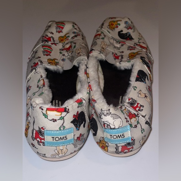 Christmas Cats Toms Women’s 10 - Picture 5 of 5